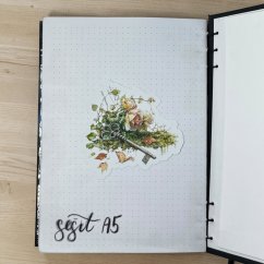 Klíč k tiché zahradě | Maxi kusová samolepka pro diář i scrapbook