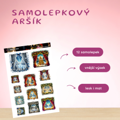 Vánoční okna | Samolepky do diáře