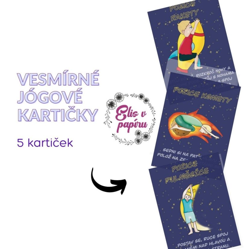 Vesmírné pracovní listy pro nejmenší