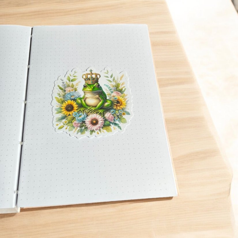 Princ Žabák | Maxi kusová samolepka pro diář i scrapbook