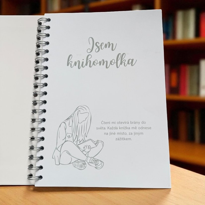 Čtenářský deník pro kreativní knihomolky
