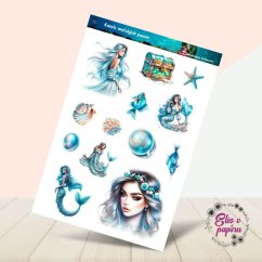 Kouzlo mořských panen | Samolepky do diáře | Limitka