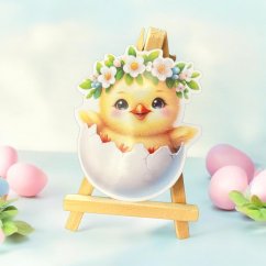 Kuřátko | Maxi kusová samolepka pro diář i scrapbook