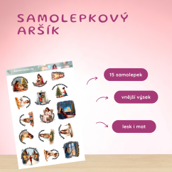 Adventní bucket list | Samolepky do diáře