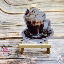 Hrnek kávy |  Maxi kusová samolepky pro diář i scrapbook