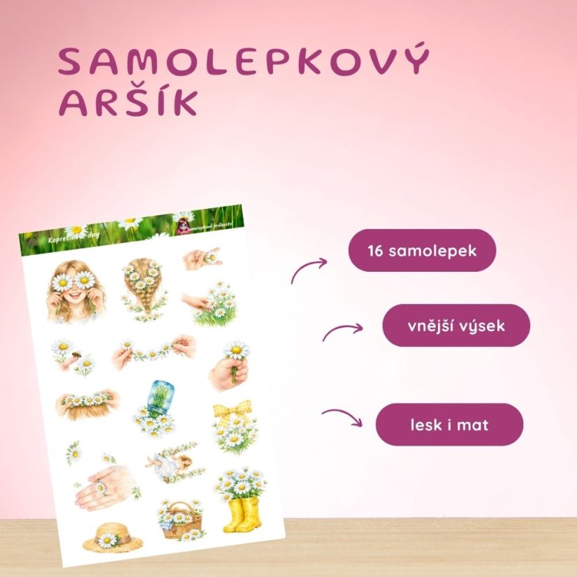 Kopretinové dny | Samolepky do diáře