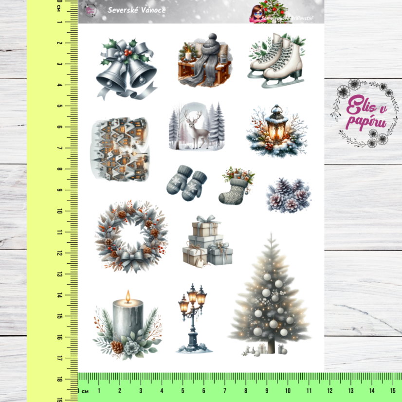 Severské Vánoce | Samolepky do diáře