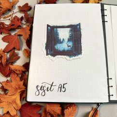 Okno do lesa  | Samolepky do diáře