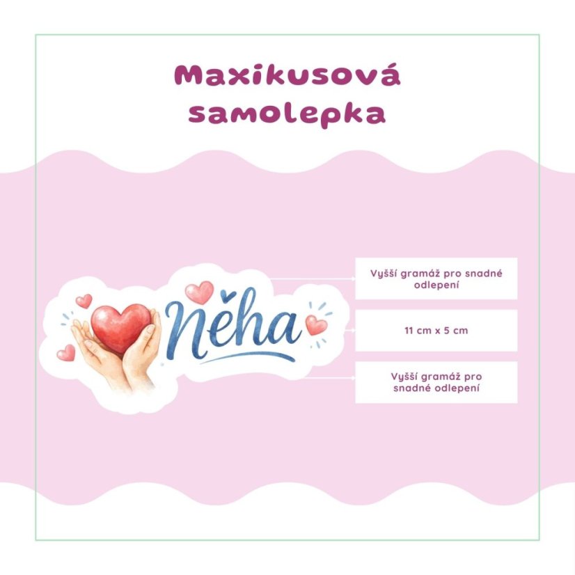 Něha | Samolepky do diáře