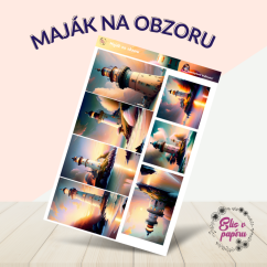 Maják na obzoru | Samolepky do diáře