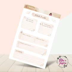 Vztah k sobě | Samolepky do diáře