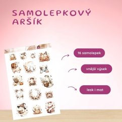 Boho duchové | Samolepky do diáře