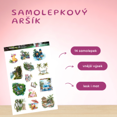Džungle, klid a já | Samolepky do diáře