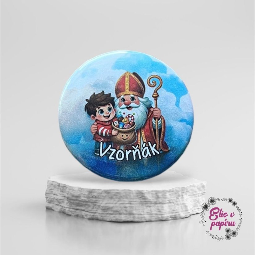 Vzorňák | Mikulášská placka se špendlíkem