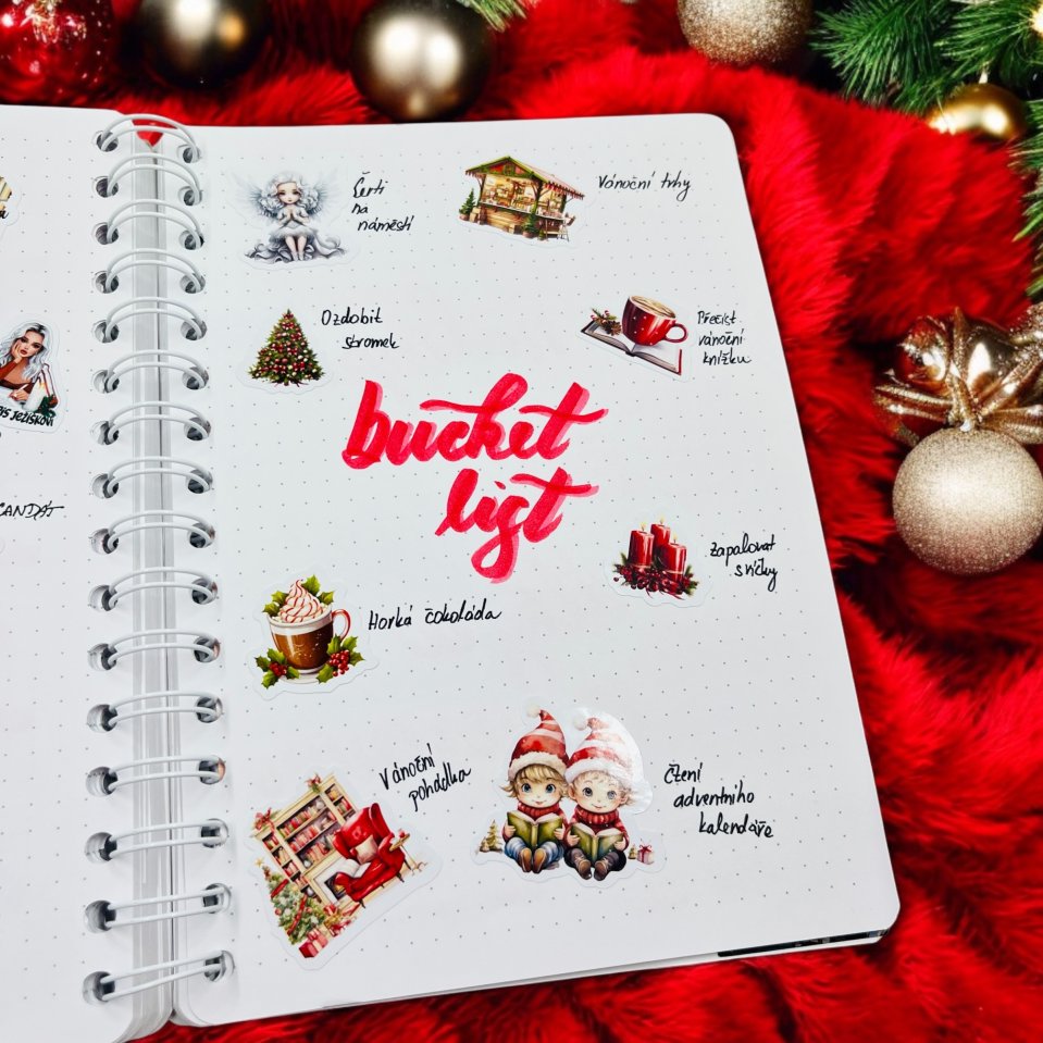 Mix - Vánoční trhy, Vánoční horká čokoláda pro děti, Vánoční elegance a Čteme o Vánocích