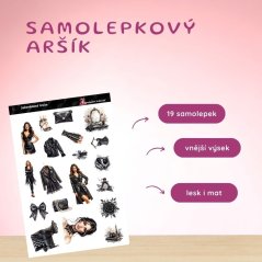 Sebevědomá krása | Samolepky do diáře