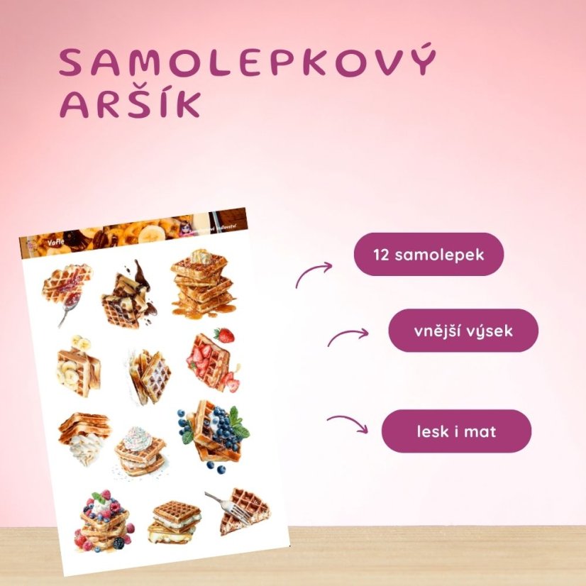 Vafle | Samolepky do diáře