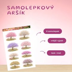 Rozkvetlé stromy | Samolepky do diáře