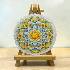 Letní mandala | Maxi kusová samolepka pro diář i scrapbook