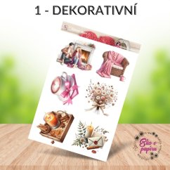 Únorové objetí | Měsíční samolepkové kity do diáře | 2025