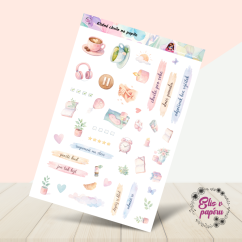 Klidné chvíle na papíře | Samolepky do diáře