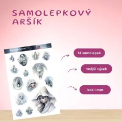 Píseň bledých přízraků | Samolepky do diáře