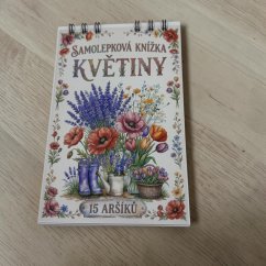 Samolepková knížka: Květiny