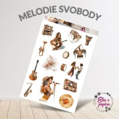 Melodie svobody | Samolepky do diáře