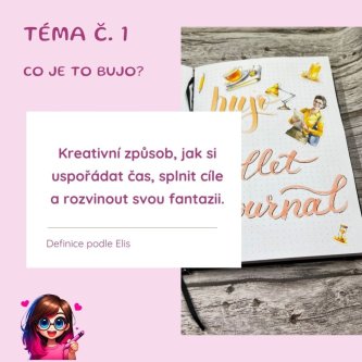 Bujo výzva 1 - Bullet journal aneb Zorganizuj si život jednoduše a kreativně