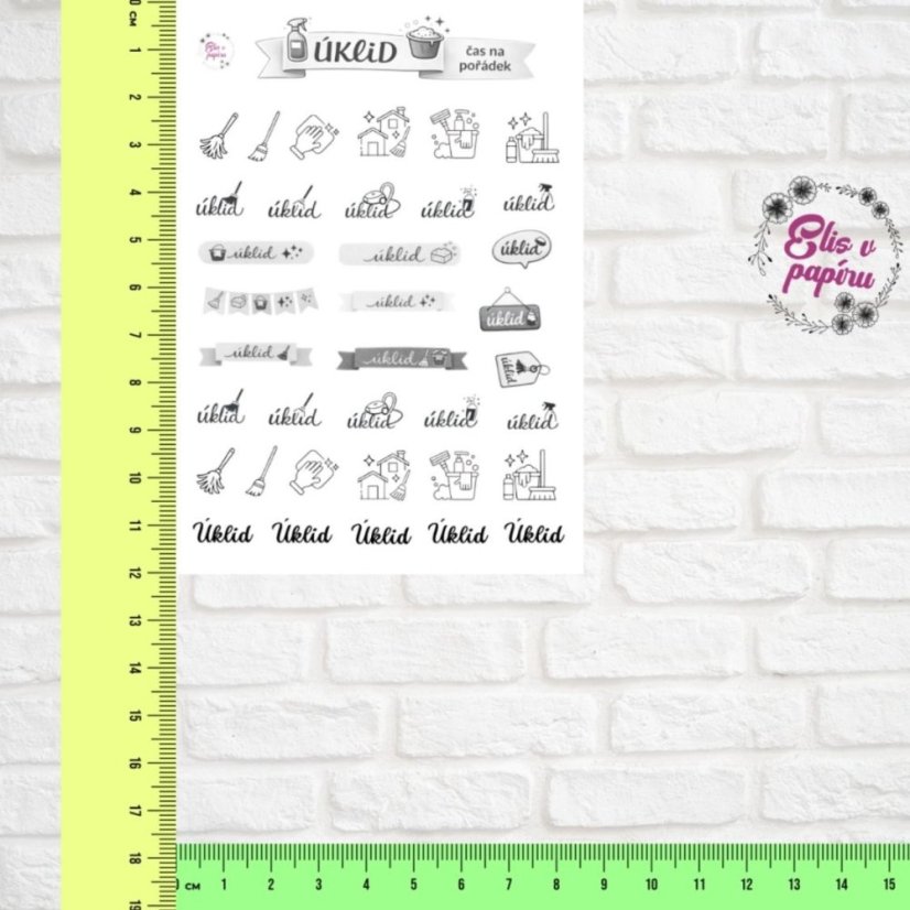 Úklid - čas na pořádek | Menší funkční aršík