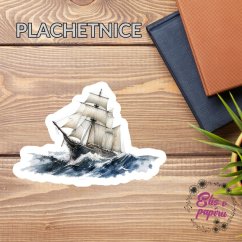 Plachetnice | Samolepka do diáře