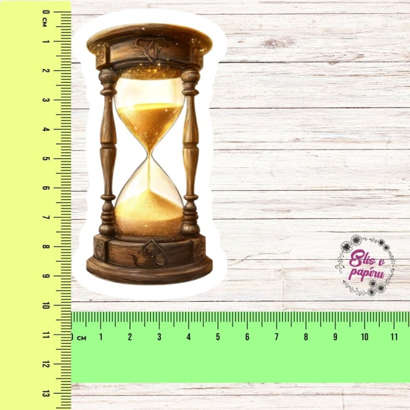 Přesýpací hodiny | Samolepka do diáře