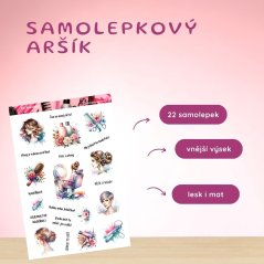 Ke kadeřnici | Samolepky do diáře