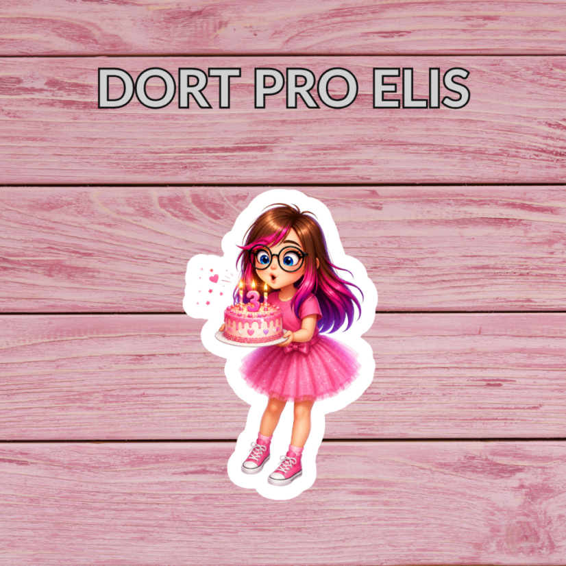 Narozeninová limitovaná sada s Elis v lesku