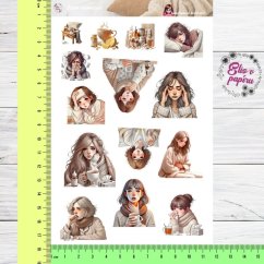 Jsem nemocná | Samolepky do diáře