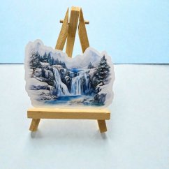 Vodopád uprostřed zimy | Samolepky do diáře