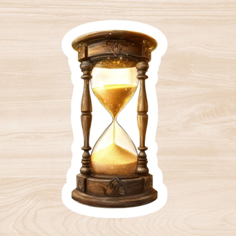 Přesýpací hodiny | Samolepka do diáře