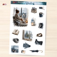 Deštivé okamžiky | Samolepky do diáře