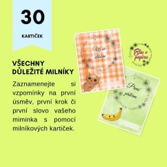 Milníkové kartičky s autorskými obrázky