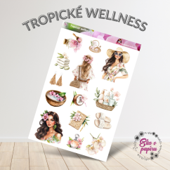 Tropické wellness | Samolepky do diáře