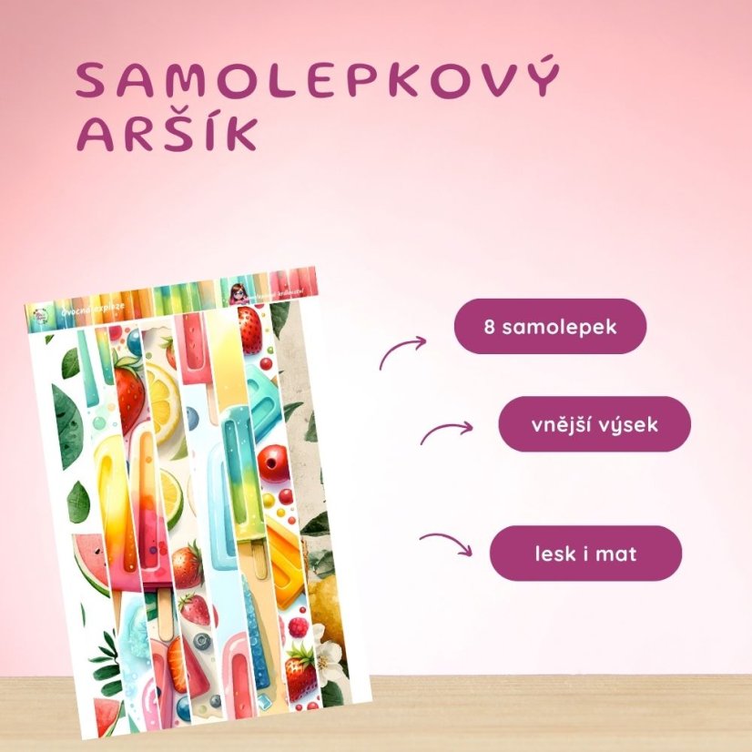 Ovocná exploze | Samolepky do diáře