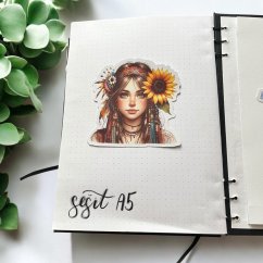 Letní pihovatá kráska | Samolepky do diáře