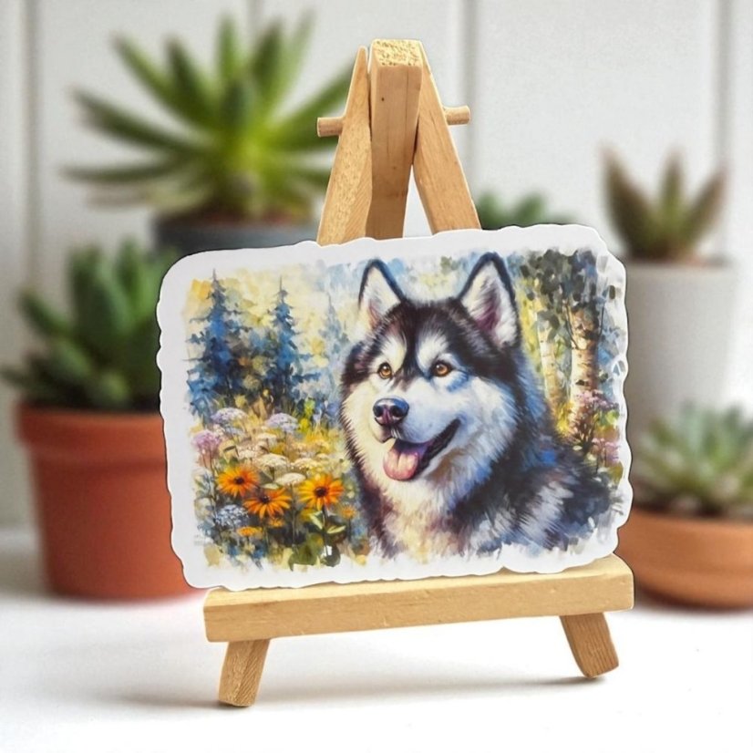 Husky | Samolepky do diáře