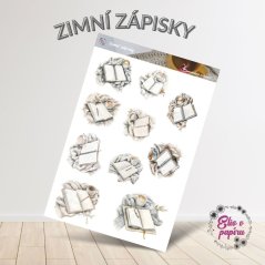 Zimní zápisky | Samolepky do diáře