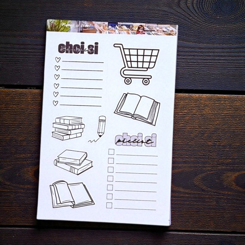 Knihomolka s tužkou v ruce | Balíček z mystery boxu pro knihomolky