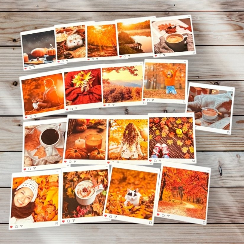 Doteky podzimu | Journalingová sada samolepek