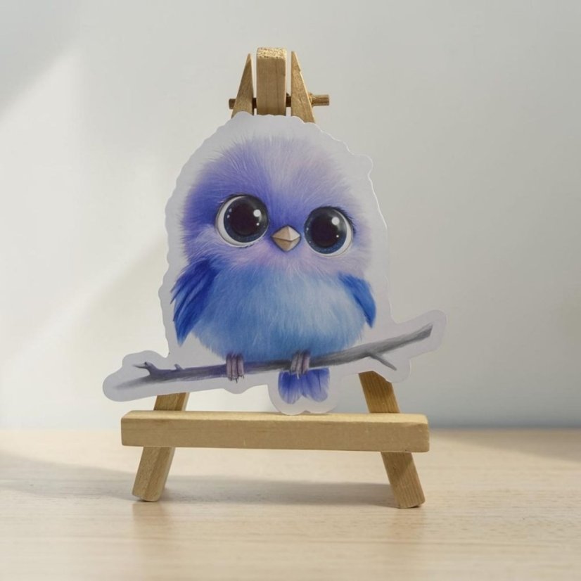 Malý roztomilý ptáček | Samolepka do diáře