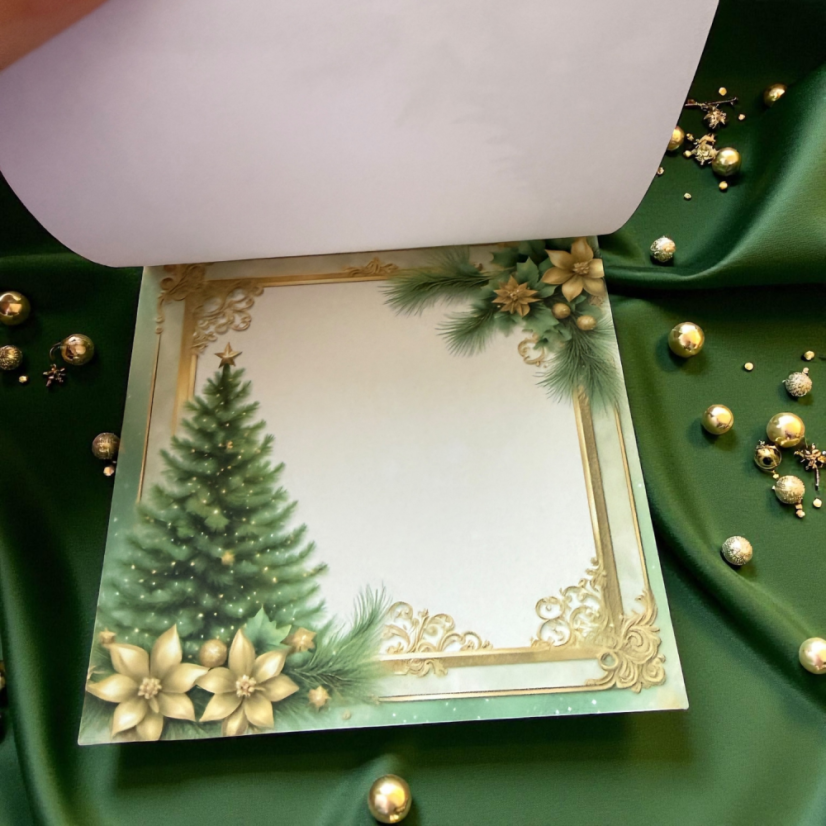 Vánoční trhací bloček