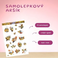 Podzimní krajina v listech | Samolepky do diáře