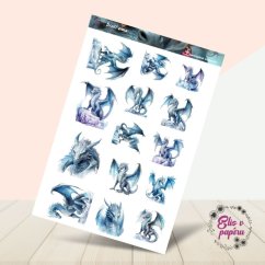 Dračí zima | Samolepky do diáře